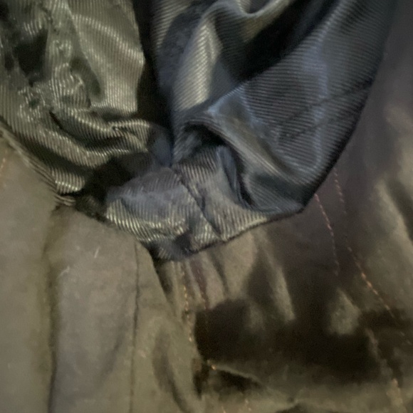 Mens Columbia Brown Soft Leather Zip Up Mock Neck Cotton Lined Casual Coat. Sz-L - Picture 5 of 16